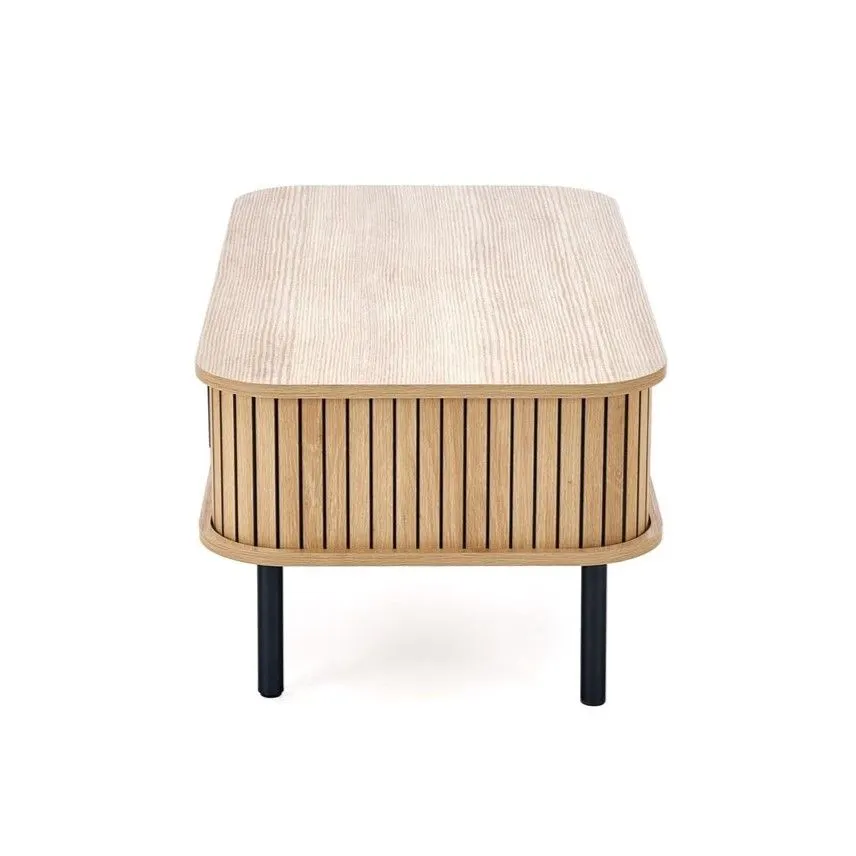 Stolik kawowy ANGELINA 50x90cm dąb naturalny prostokątny I sklep meblowy MIRAT. styl LOFT, SKANDYNAWSKI