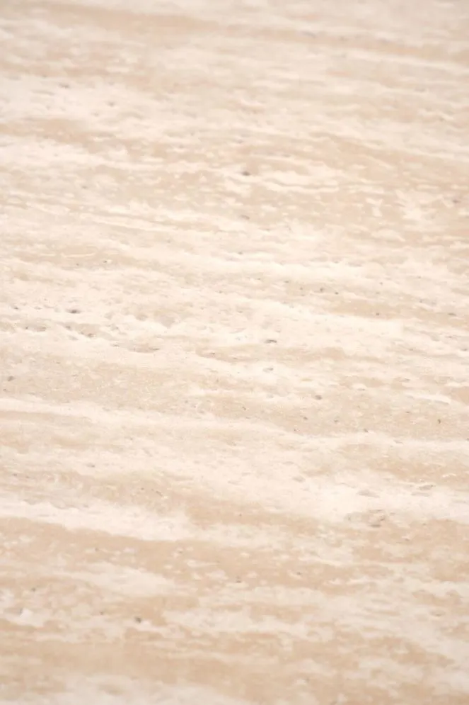 Stolik kawowy DOROTEA S 50x50 trawertyn/orzechowy okrągły I sklep meblowy MIRAT.