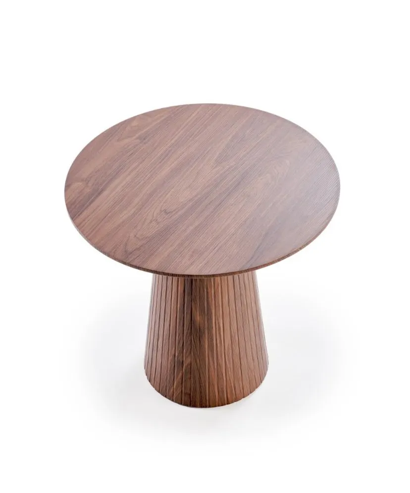 Stolik kawowy GISELA S 60x60cm orzechowy stożkowy I sklep meblowy MIRAT. styl SKANDYNAWSKI