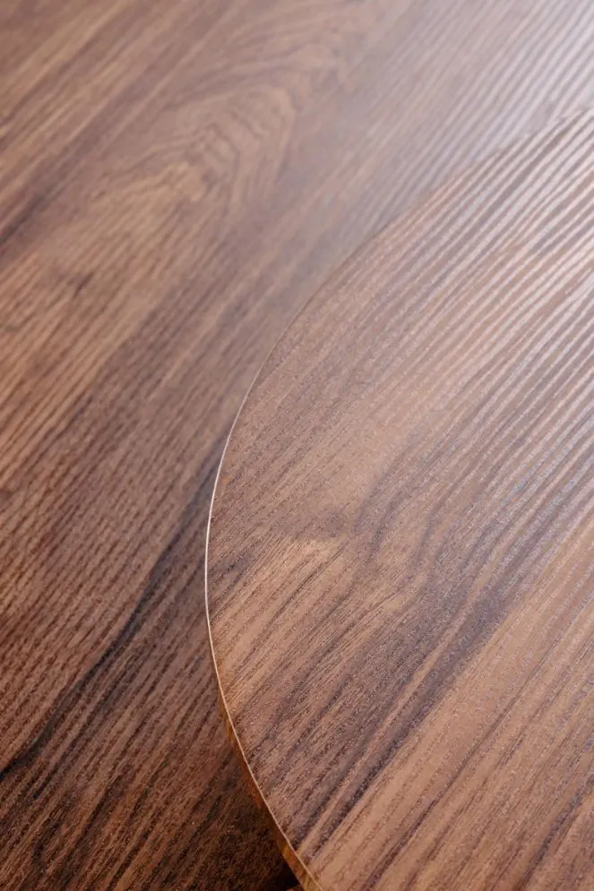 Stolik kawowy GISELA S 60x60cm orzechowy stożkowy I sklep meblowy MIRAT. styl SKANDYNAWSKI