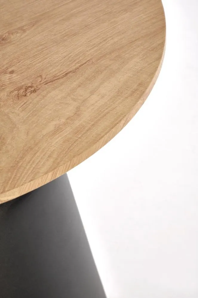 Zestaw 2 stolików kawowych MALOMI dąb naturalny/czarny loftowe I sklep meblowy MIRAT. styl LOFT