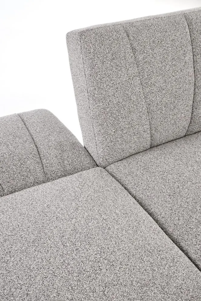 Sofa rozkładana LARIX szara na drewnianych nogach  I sklep meblowy MIRAT.