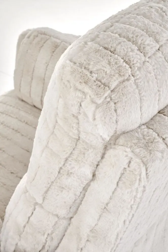 Fotel rozkładany elektrycznie PEGAS beżowy obracany z funkcją kołyski I sklep meblowy MIRAT.