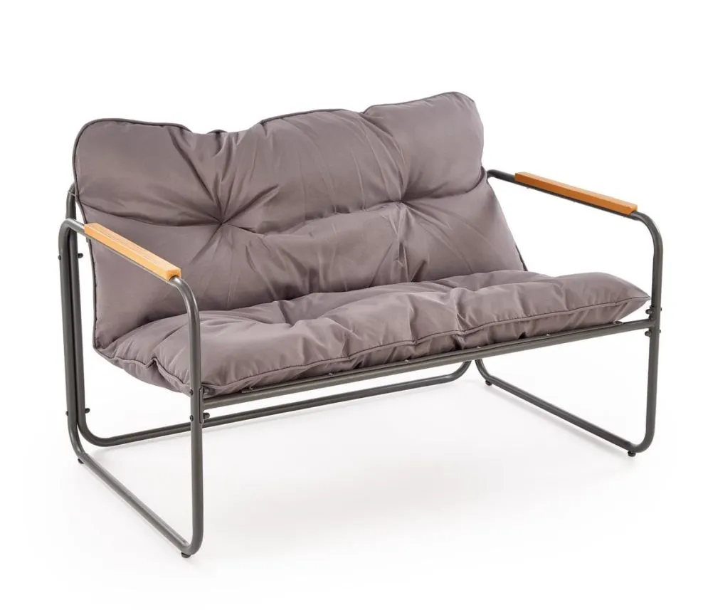 Zestaw mebli ogrodowych HUDSON szary/brązowy lekki I sklep meblowy MIRAT.