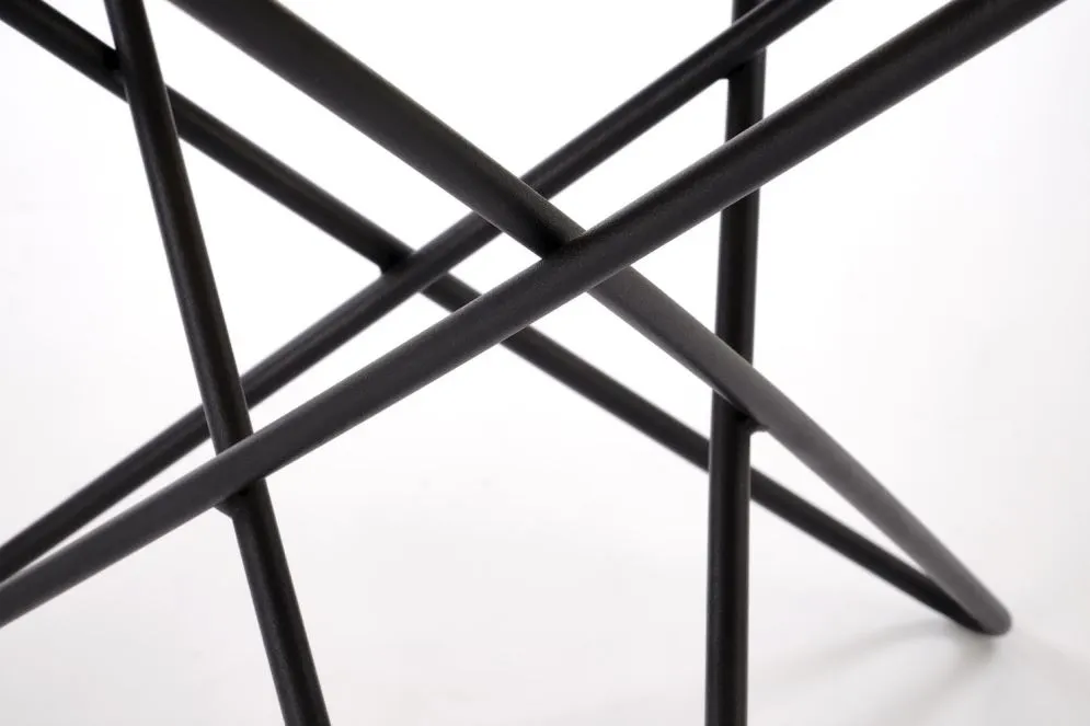 Stolik kawowy LEILA 60x60 dąb naturalny/czarny do salonu I sklep meblowy MIRAT. styl LOFT