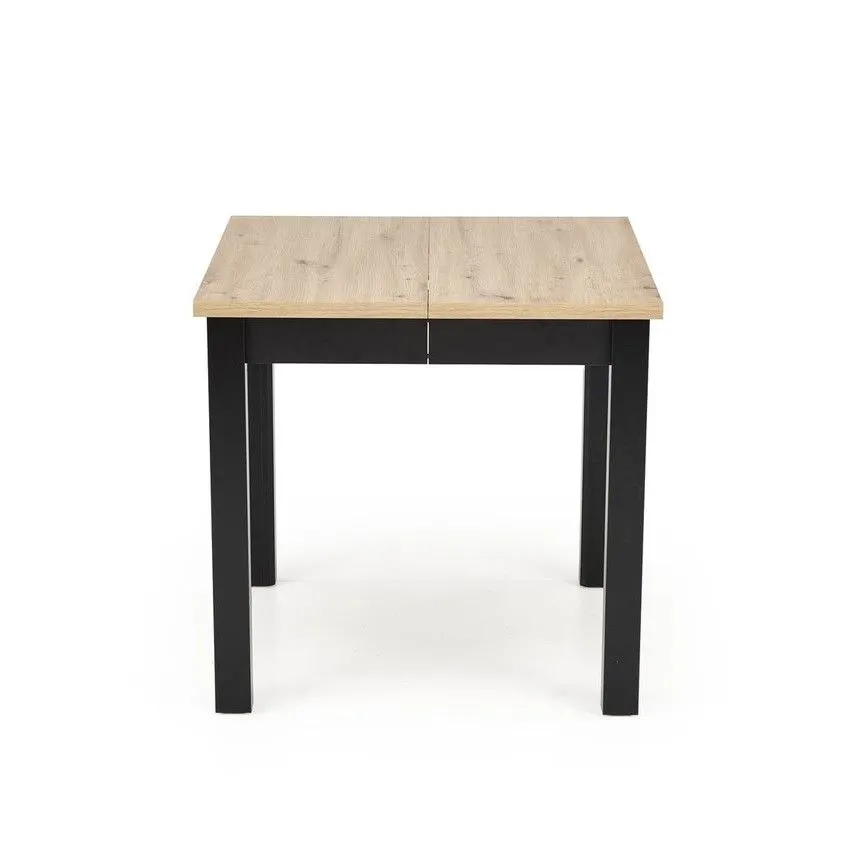 Stół rozkładany QUBIK 80(200)x80 dąb artisan/czarny matowy I sklep meblowy MIRAT. styl LOFT