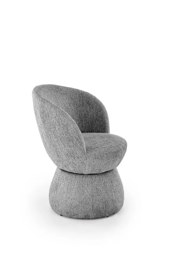 Krzesło tapicerowane K581 szare obracane 360° I sklep meblowy MIRAT.