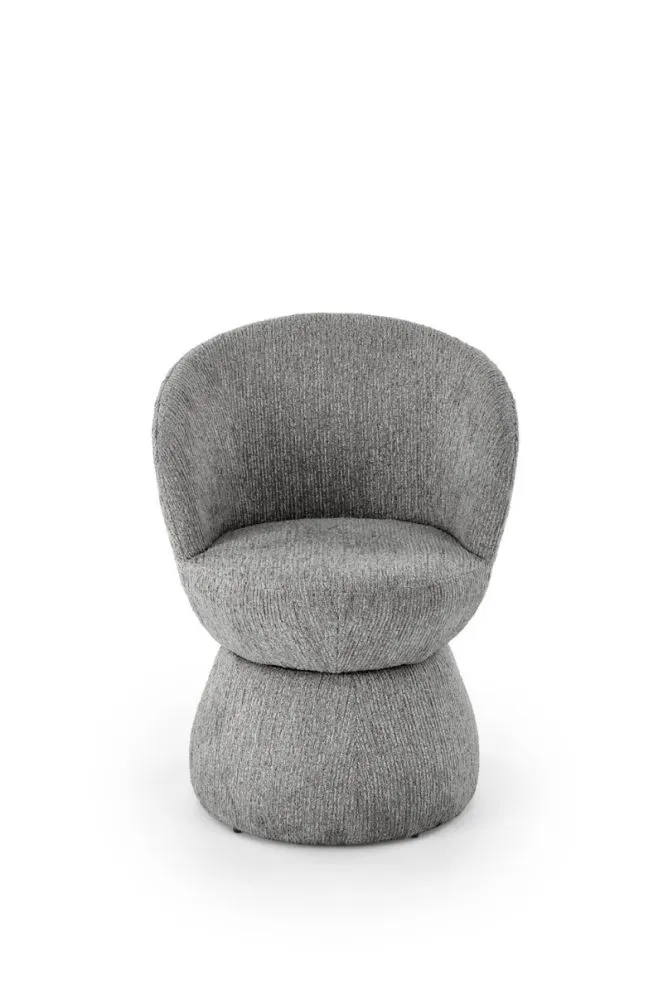 Krzesło tapicerowane K581 szare obracane 360° I sklep meblowy MIRAT.