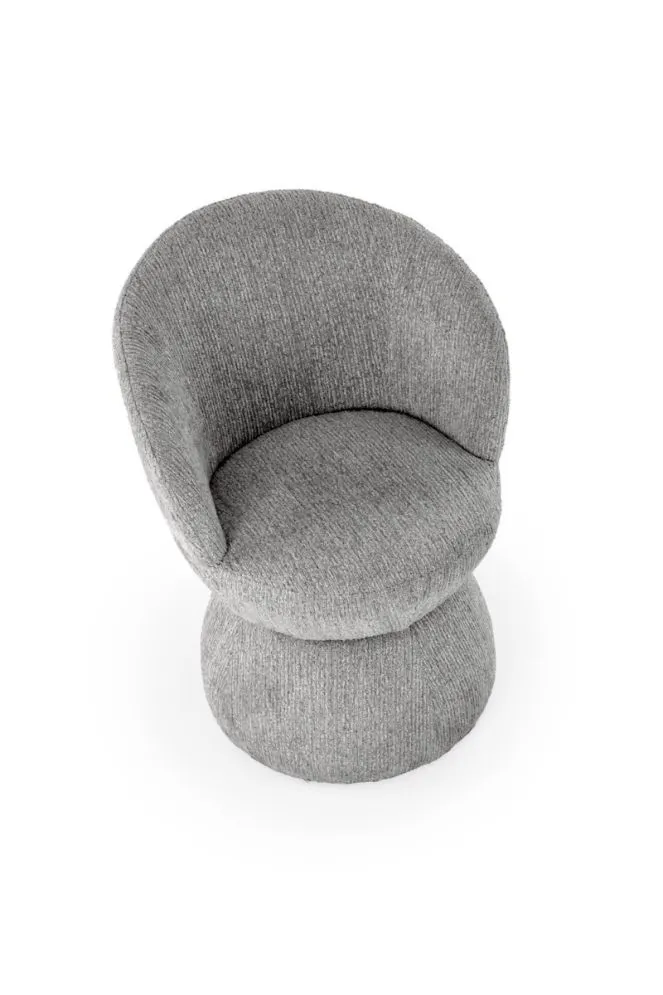 Krzesło tapicerowane K581 szare obracane 360° I sklep meblowy MIRAT.