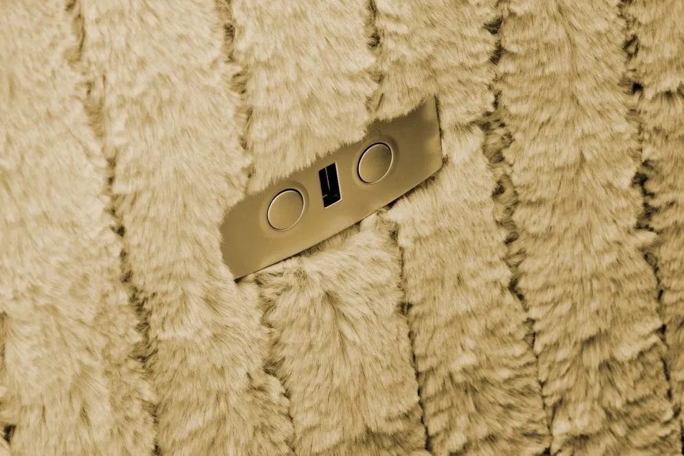 Fotel rozkładany elektrycznie PEGAS musztardowy obracany z funkcją kołyski I sklep meblowy MIRAT.