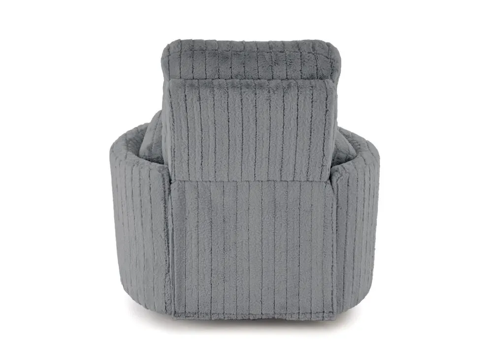 Fotel rozkładany elektrycznie PEGAS szary obracany z funkcją kołyski I sklep meblowy MIRAT.