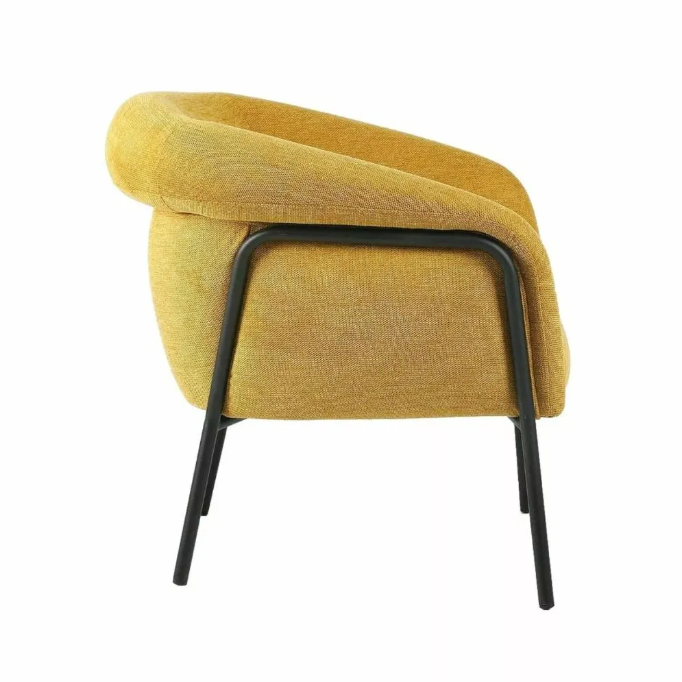 Fotel tapicerowany CLOLVER BREGO curry jednoosobowy I sklep meblowy MIRAT. styl LOFT