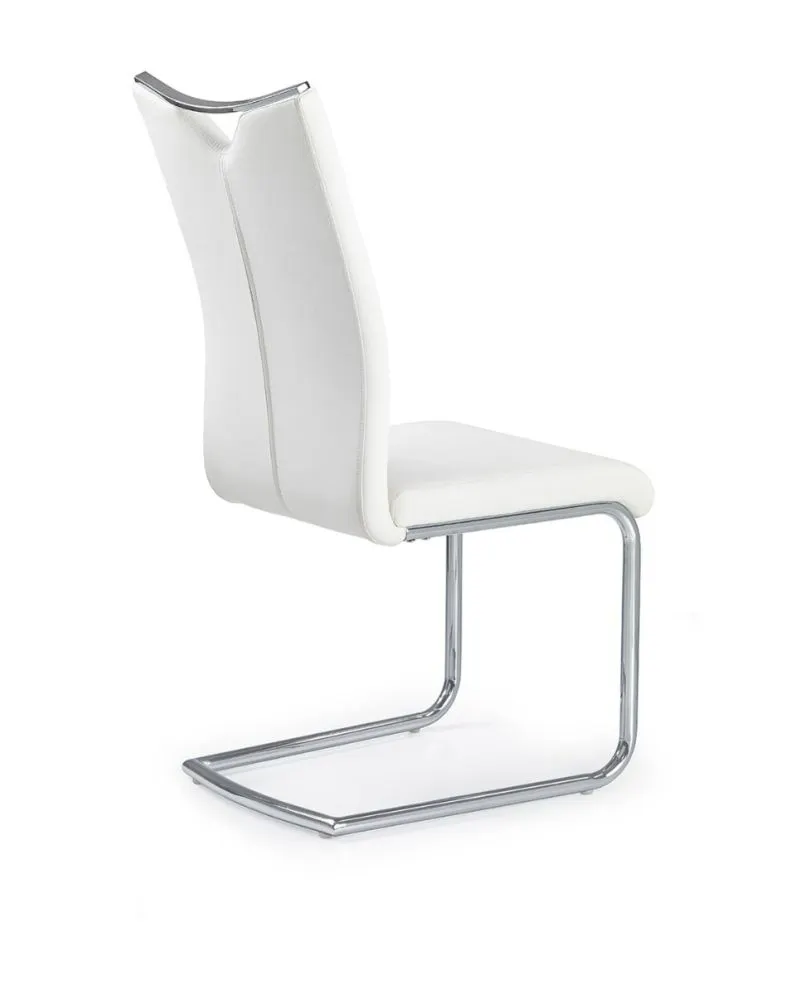 Krzesło K224 białe tapicerowane do jadalni | MIRAT.