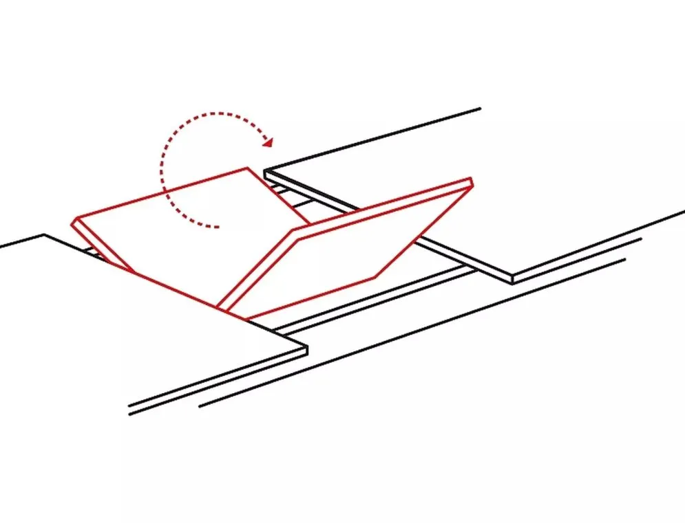 Okrągły stół rozkładany Gaston 100-135 cm orzech vintage | MIRAT styl LOFT