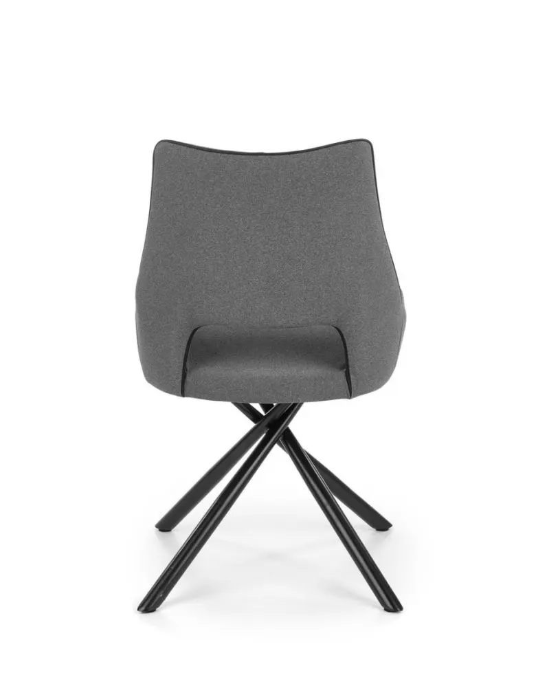 Krzesło tapicerowane K409 ciemnoszare do salonu | MIRAT.