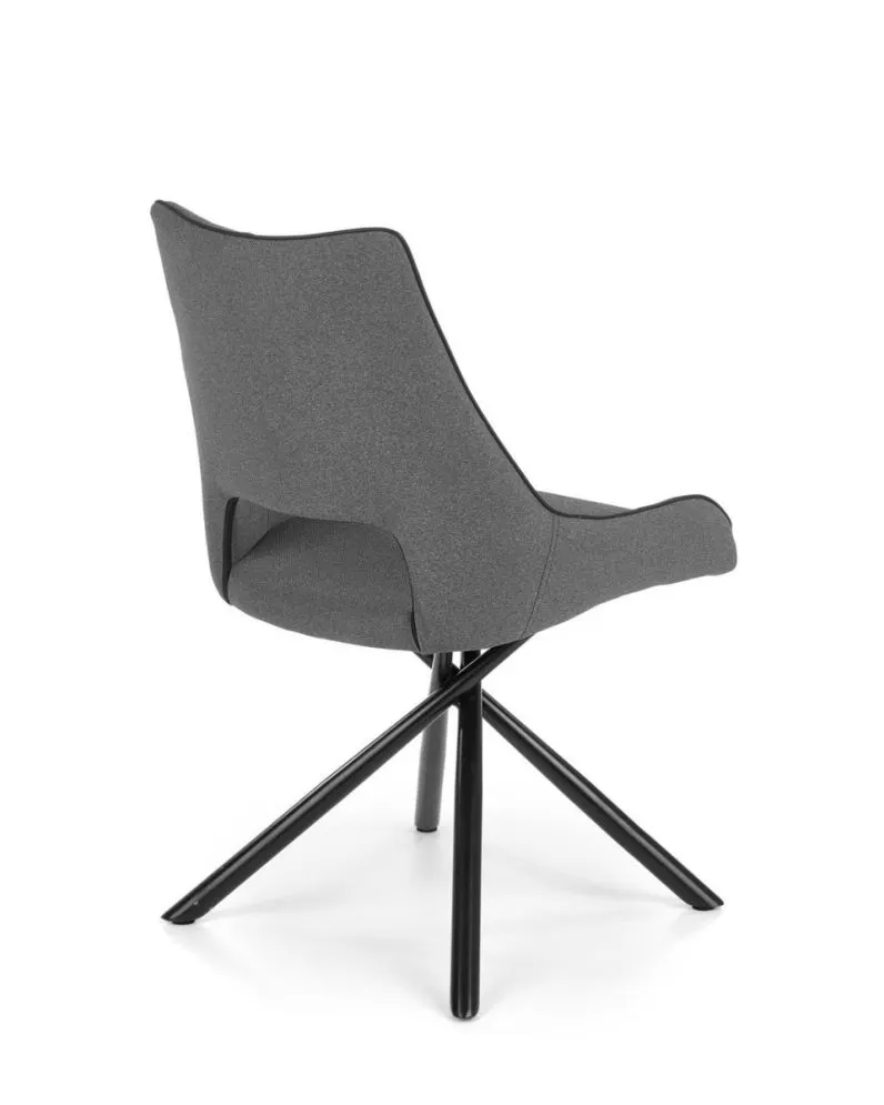 Krzesło tapicerowane K409 ciemnoszare do salonu | MIRAT.