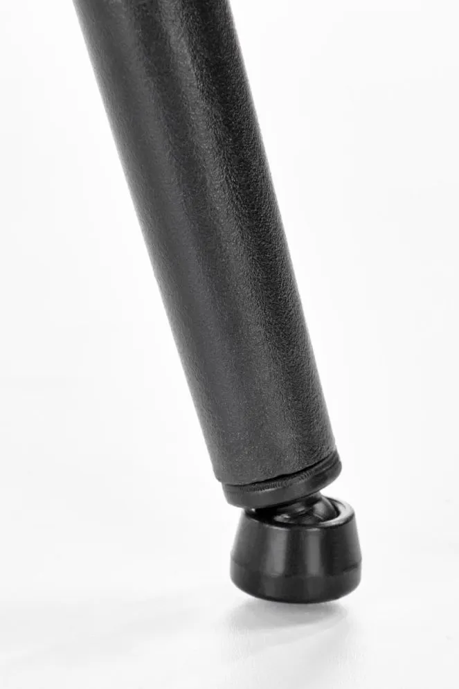 Krzesło tapicerowane K478 czarne/białe na metalowych nogach I sklep meblowy MIRAT.