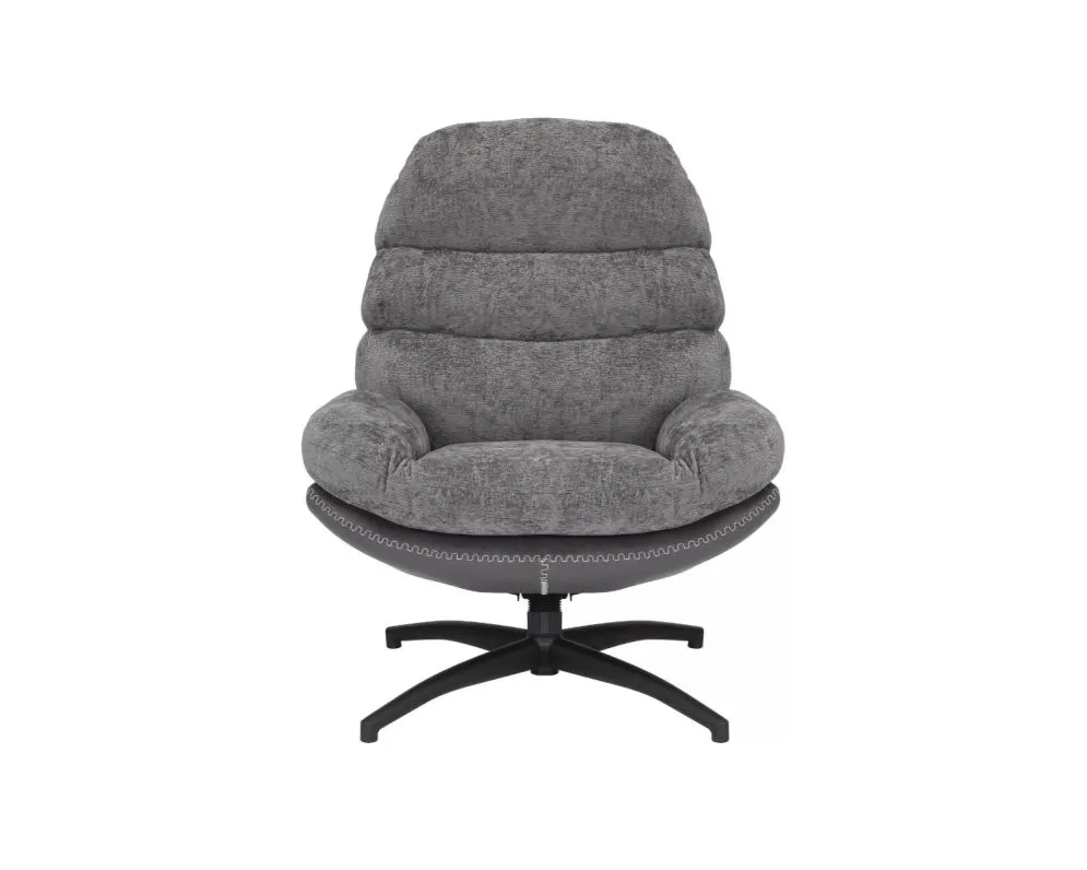 Fotel tapicerowany GISELLE szary I sklep meblowy MIRAT. styl SKANDYNAWSKI