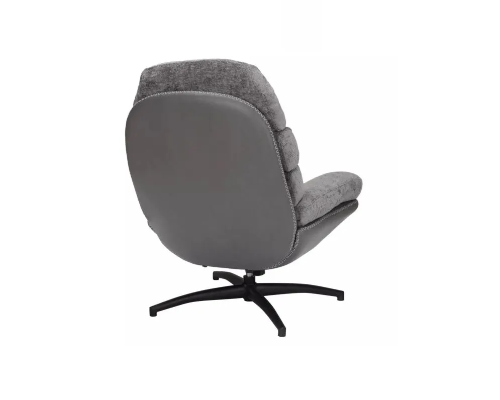 Fotel tapicerowany GISELLE szary I sklep meblowy MIRAT. styl SKANDYNAWSKI