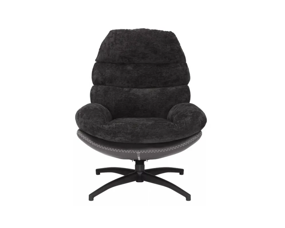 Fotel tapicerowany GISELLE czarny I sklep meblowy MIRAT.