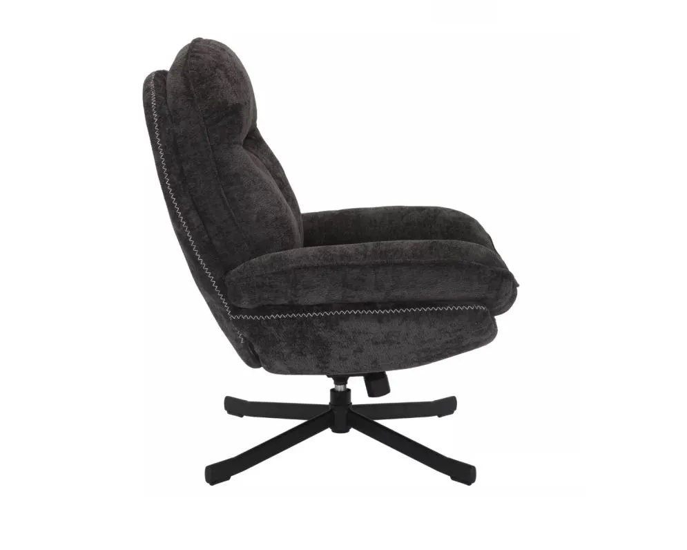 Fotel tapicerowany HARPER czarny I sklep meblowy MIRAT.