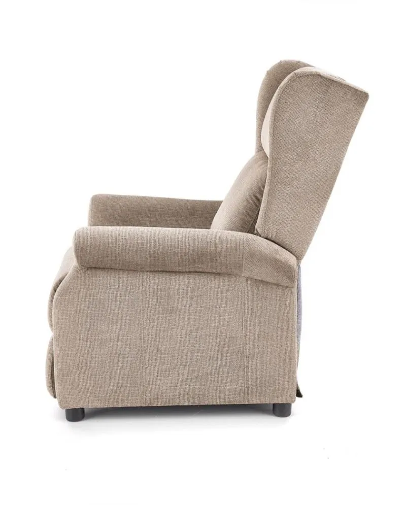 Fotel rozkładany masujący AGUSTIN M beżowy do salonu I sklep meblowy MIRAT.