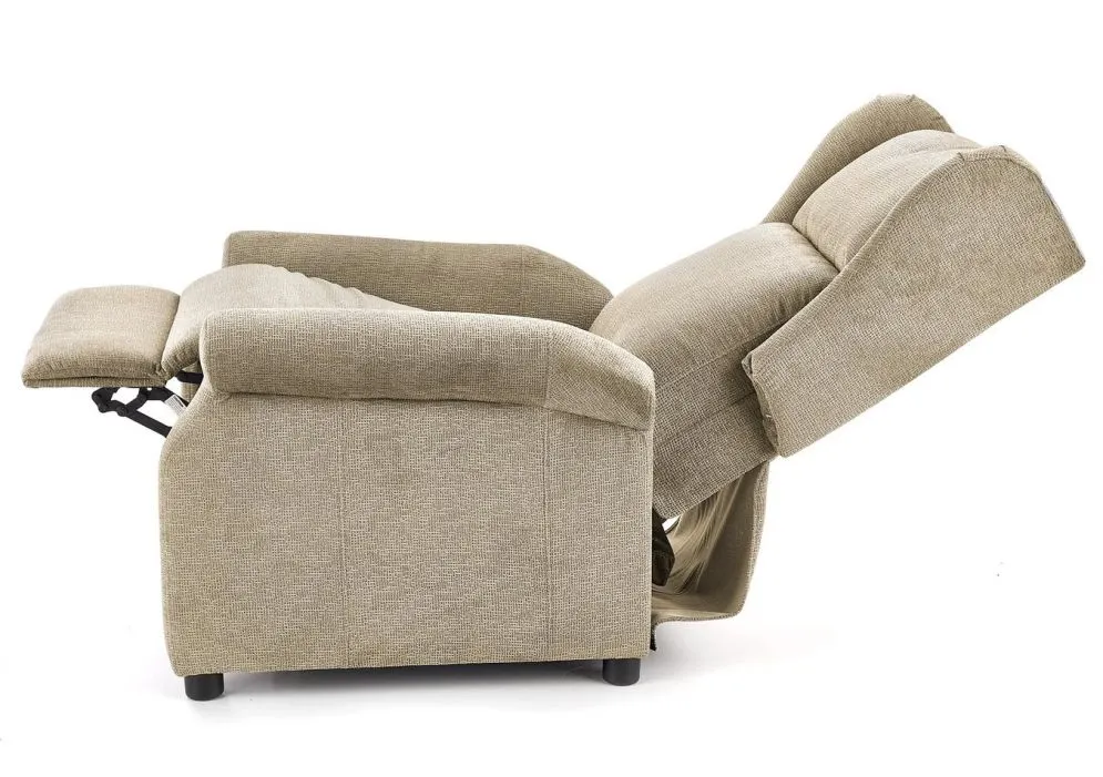 Fotel rozkładany masujący AGUSTIN M beżowy do salonu I sklep meblowy MIRAT.
