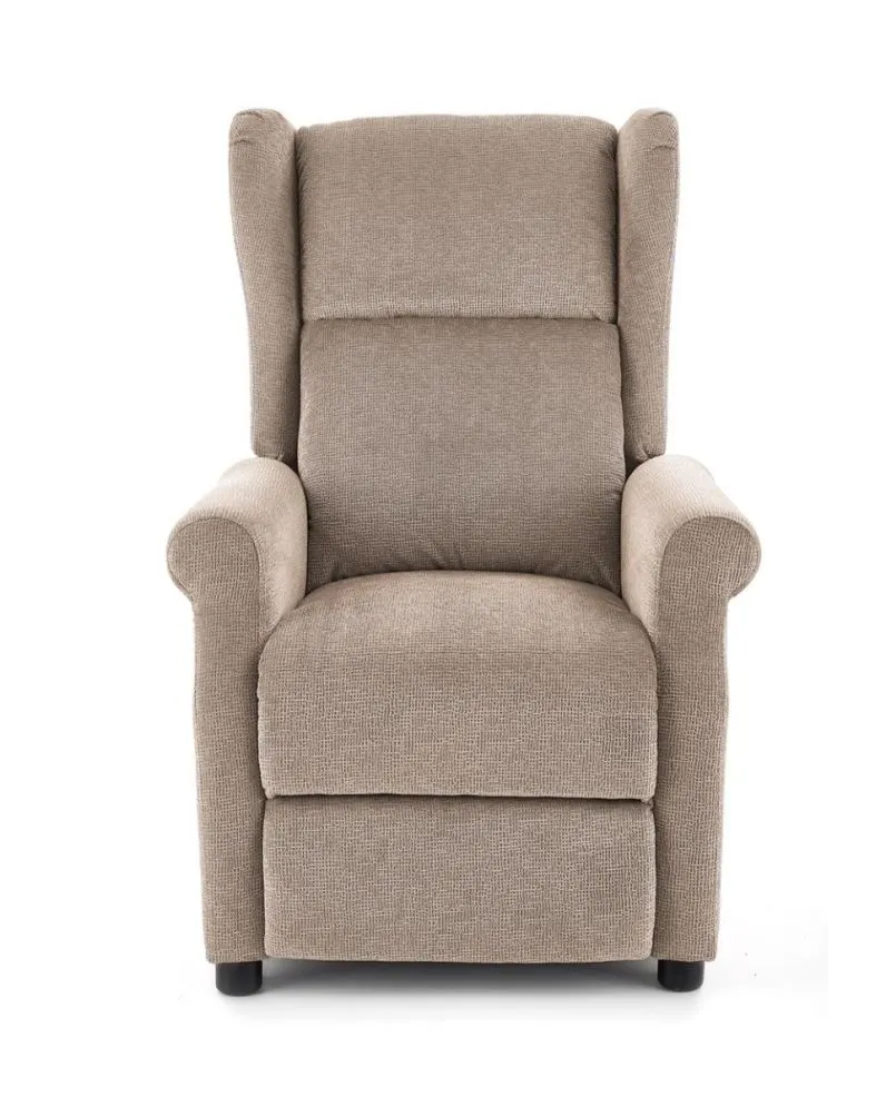 Fotel rozkładany masujący AGUSTIN M beżowy do salonu I sklep meblowy MIRAT.