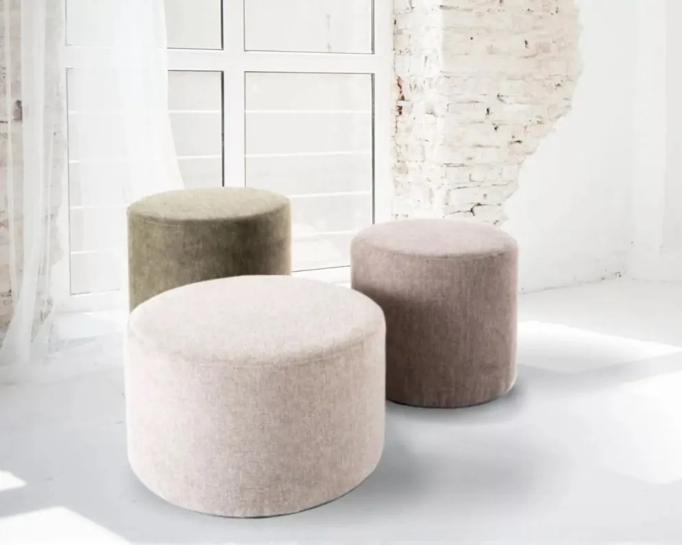 Pufa DOTI C BREGO oliwkowa I sklep meblowy MIRAT.