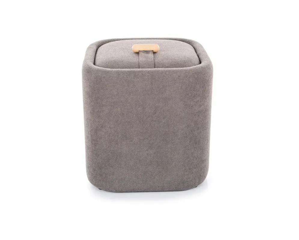 Pufa NET ze schowkiem szara I sklep meblowy MIRAT. styl LOFT, SKANDYNAWSKI