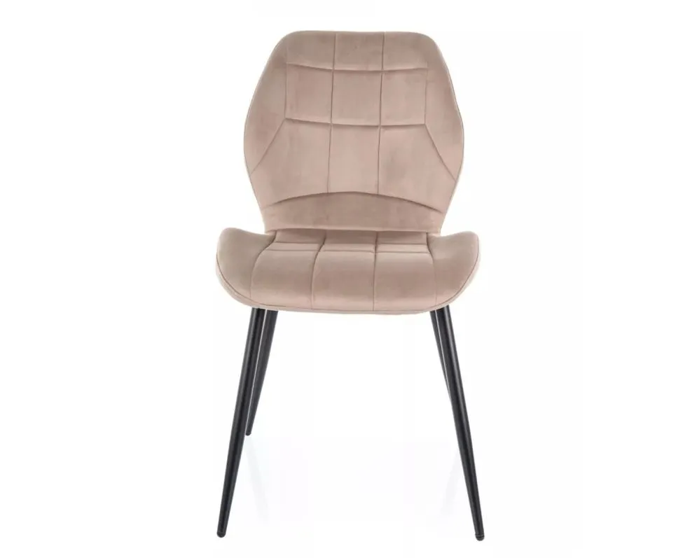 Krzesło JAKE VELVET ciemnobeżowe I sklep meblowy MIRAT. styl GLAMOUR