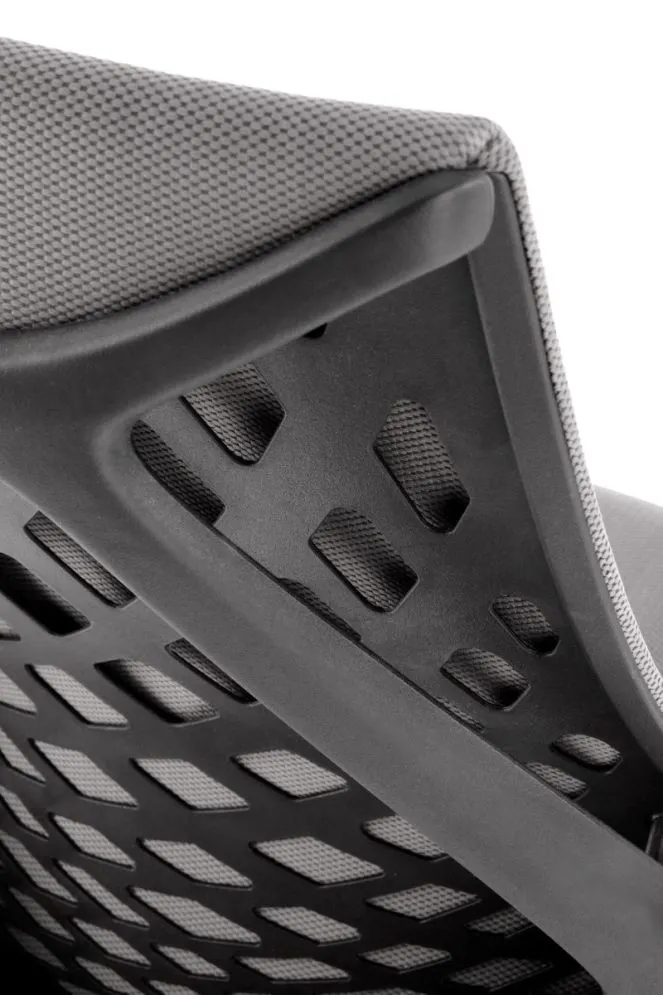 Fotel biurowy RUBIO szary/czarny z regulowanymi podłokietnikami I sklep meblowy MIRAT.