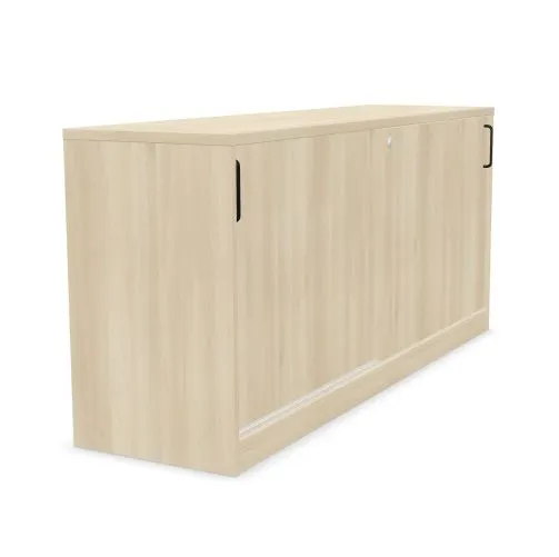 Szafka biurowa przesuwna EASY SPACE CABINET S 1.5-OH 160cm akacjowa zamykana I sklep meblowy MIRAT.