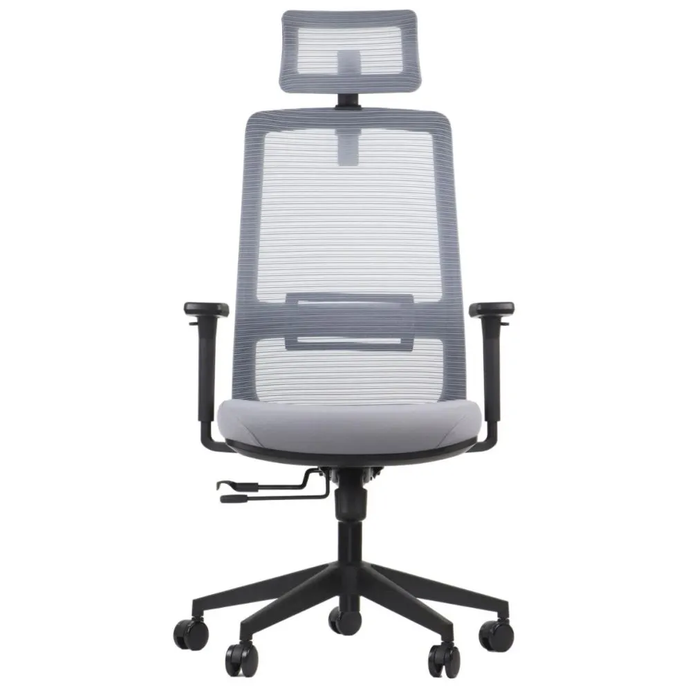 Fotel biurowy WISTER szary I sklep meblowy MIRAT.