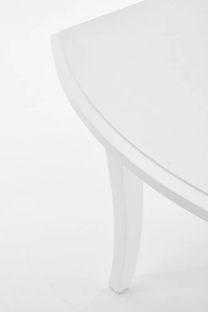 Stół FRYDERYK 160(240)x90 biały na drewnianych nogach rozkładany | MIRAT. w stylu  kolekcja