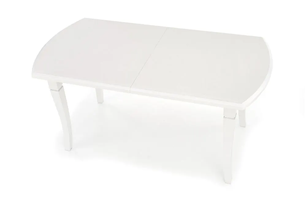 Stół FRYDERYK 160(240)x90 biały na drewnianych nogach rozkładany | MIRAT. w stylu  kolekcja