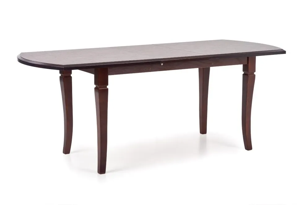 Stół FRYDERYK ciemny orzech rozkładany Halmar | MIRAT.