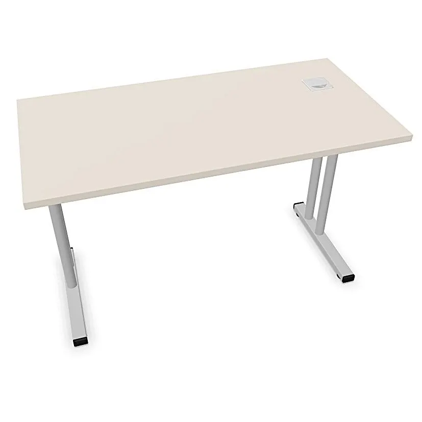 Biurko EASY SPACE C-LEG RC 120x60cm kaszmirowe do biura I sklep meblowy MIRAT.