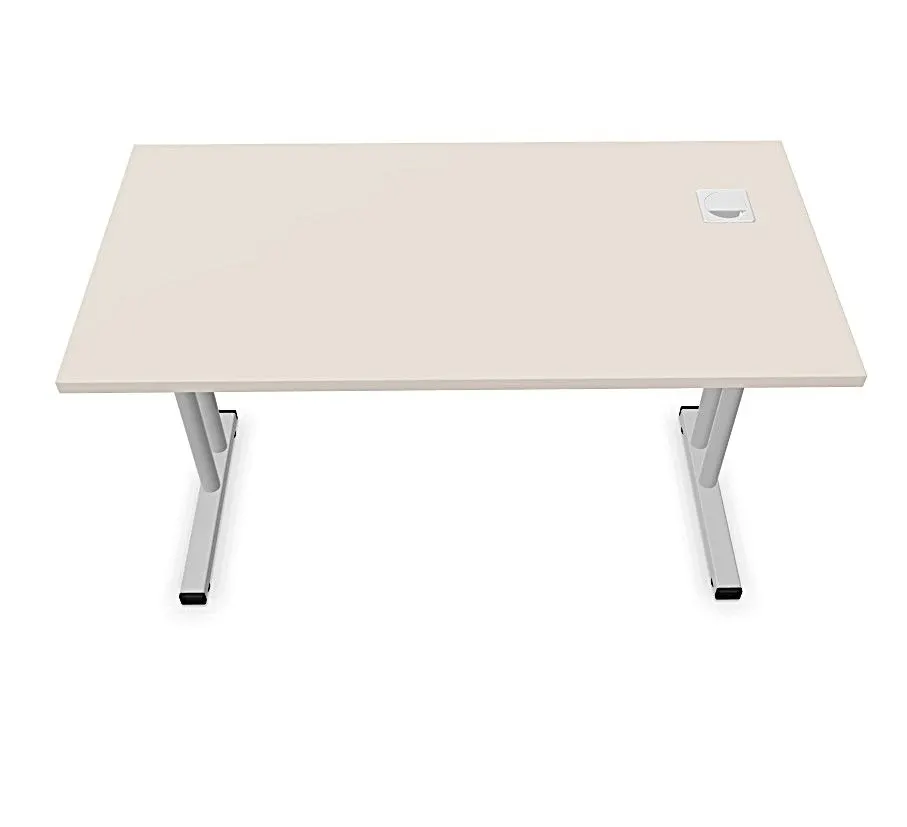 Biurko EASY SPACE C-LEG RC 120x60cm kaszmirowe do biura I sklep meblowy MIRAT.