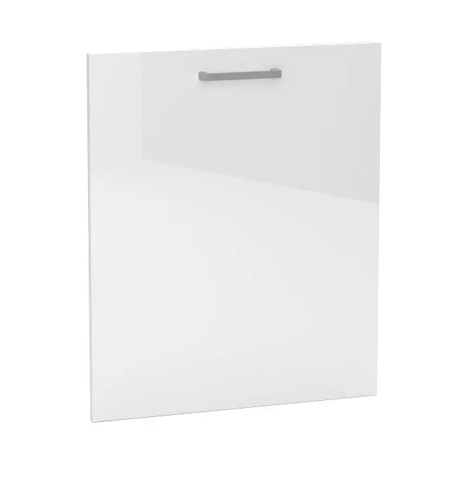 Front do zabudowy zmywarki 60 VITA biały groszek mat z uchwytem | MIRAT.  kolekcja VITA