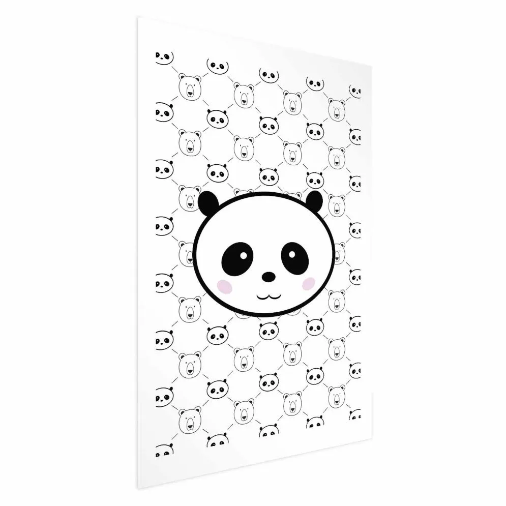 Plakat Pandy i niedźwiedzie 40x60 cm bez ramy z marginesem | MIRAT.
