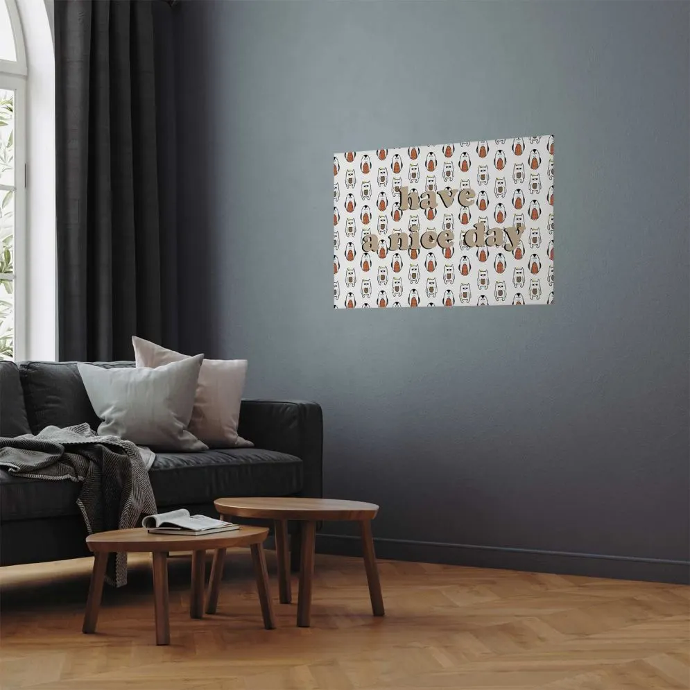 Plakat Nice day 60x40 cm bez ramy bez marginesu | MIRAT.