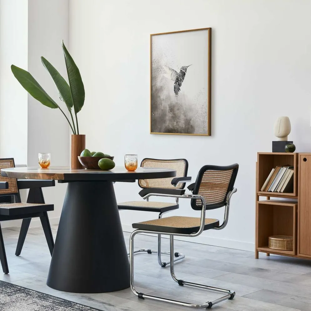 Plakat Etniczny koliber 40x60 cm z ramą złotą bez marginesu | MIRAT.