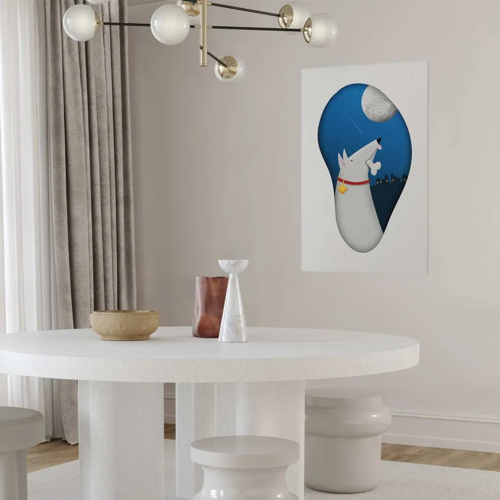 Plakat Psie marzenia 21x30 cm bez ramy bez marginesu | MIRAT.