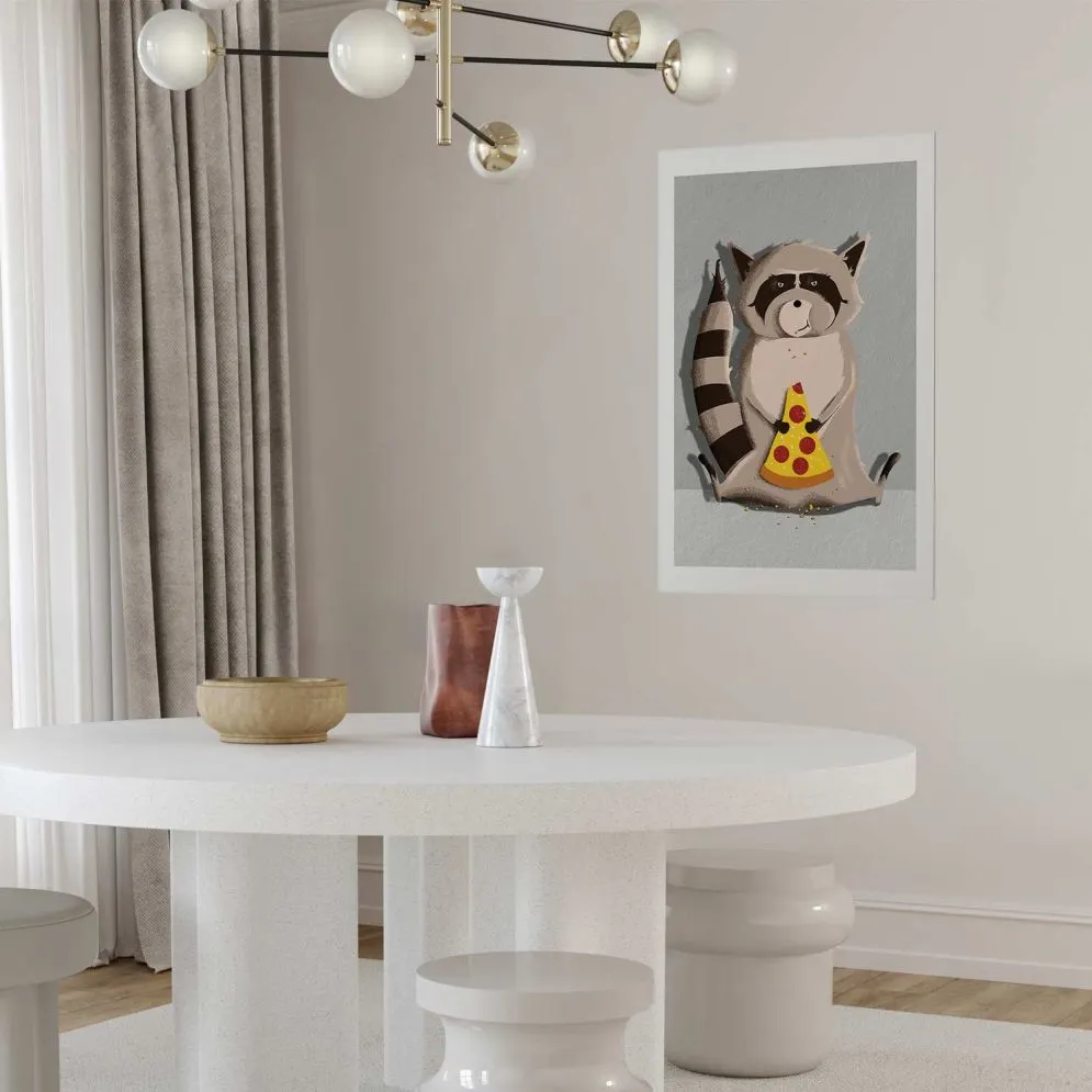 Plakat Szop łasuch 40x60 cm bez ramy z marginesem | MIRAT.