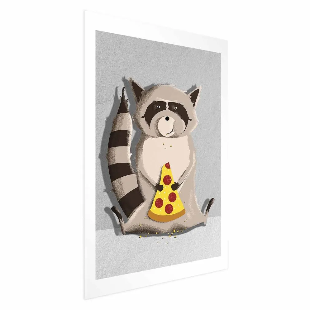 Plakat Szop łasuch 40x60 cm bez ramy z marginesem | MIRAT.