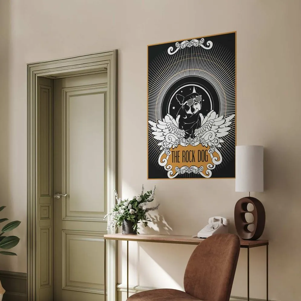 Plakat The Rock Dog 40x60 cm bez ramy bez marginesu | MIRAT.