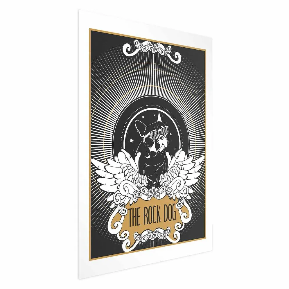 Plakat The Rock Dog 29,7x42 cm bez ramy z marginesem | MIRAT.