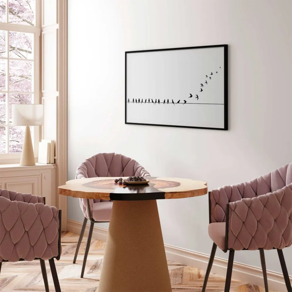 Plakat Lećmy 30x21 cm z ramą czarną bez marginesu | MIRAT.