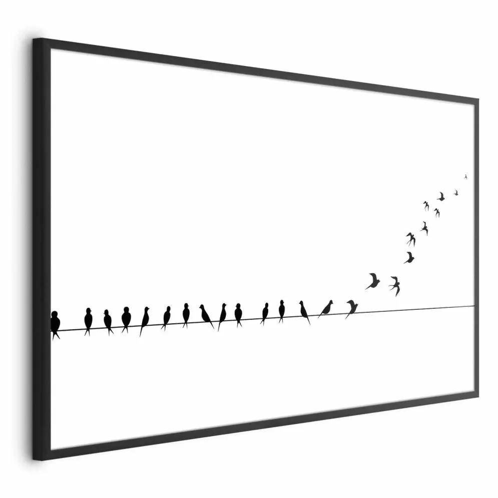Plakat Lećmy 30x21 cm z ramą czarną bez marginesu | MIRAT.
